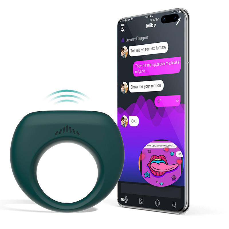 Эрекционное кольцо "Magic Dante 2" вибрация + приложение 